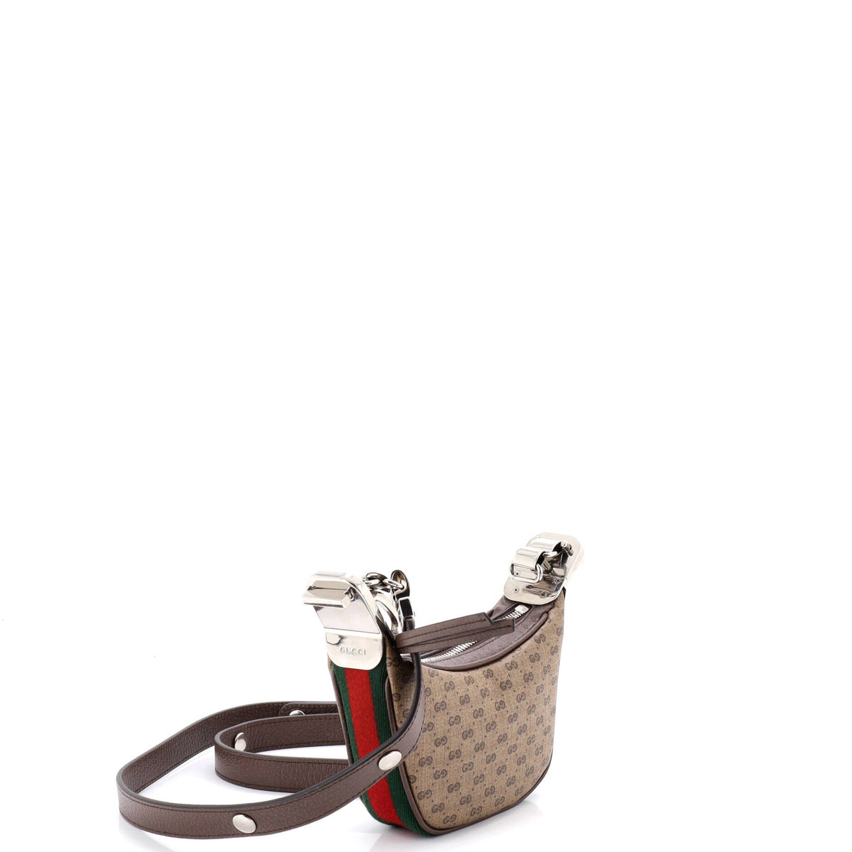 Attache Shoulder Bag Micro GG Coated Canvas Mini