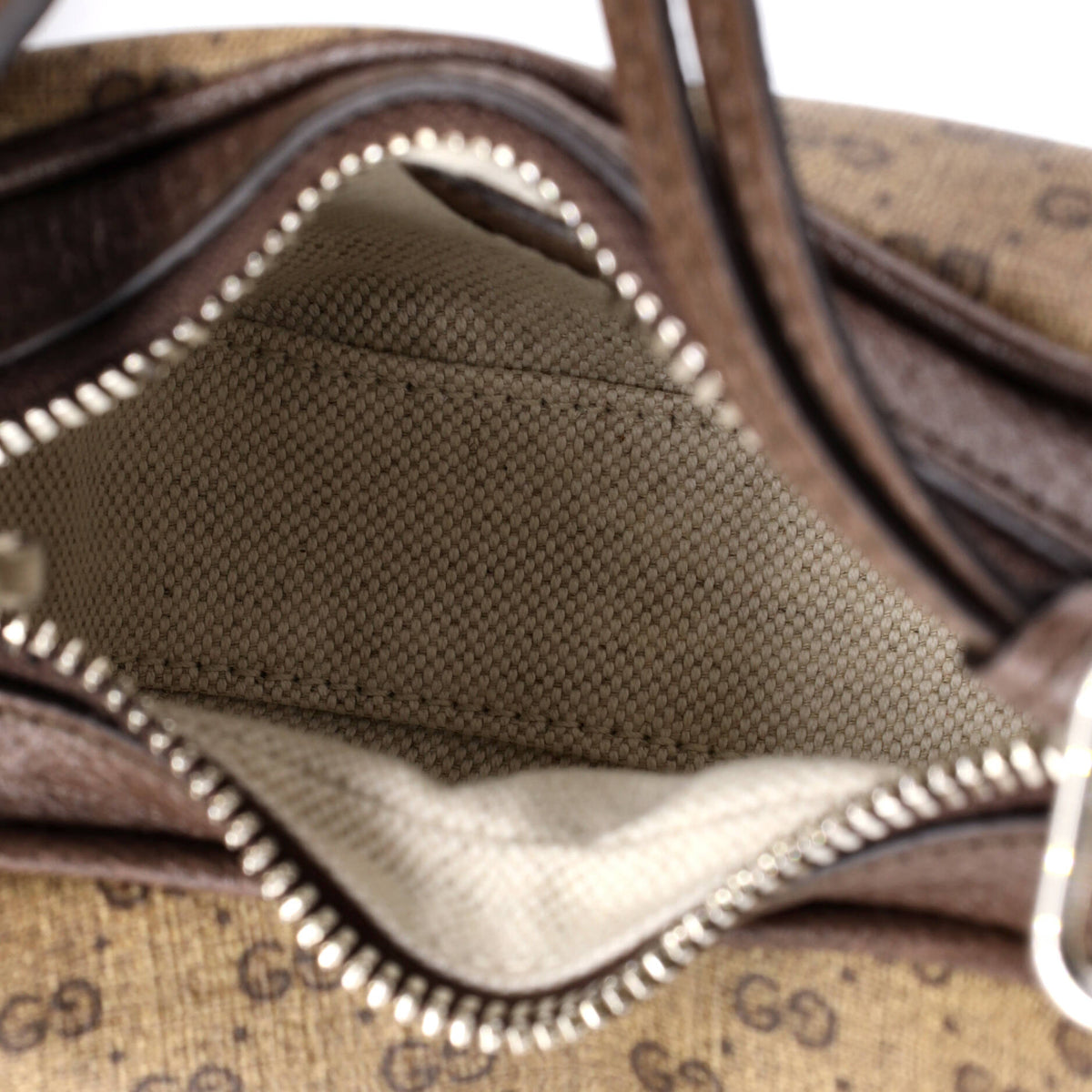 Attache Shoulder Bag Micro GG Coated Canvas Mini