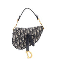 Saddle Handbag Oblique Canvas Mini