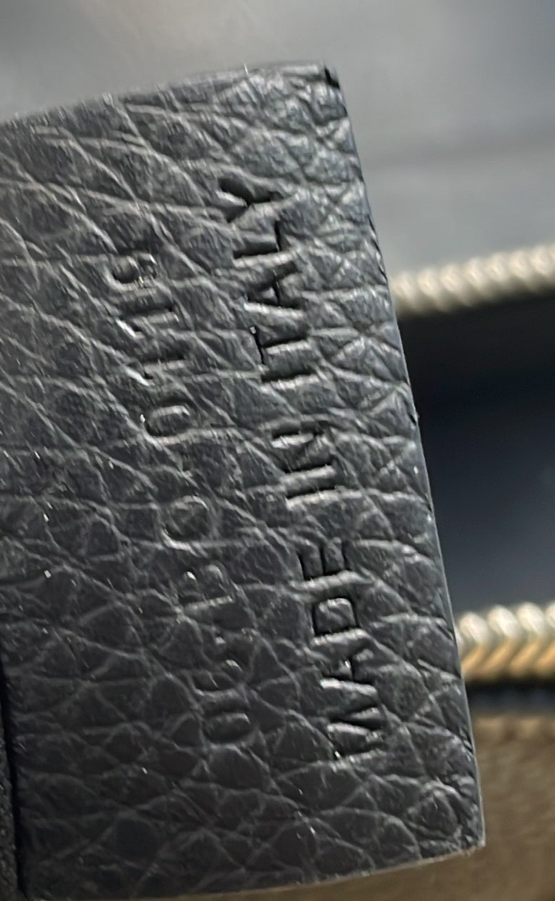 KAWS Saddle Crossbody Bag Leather with Applique