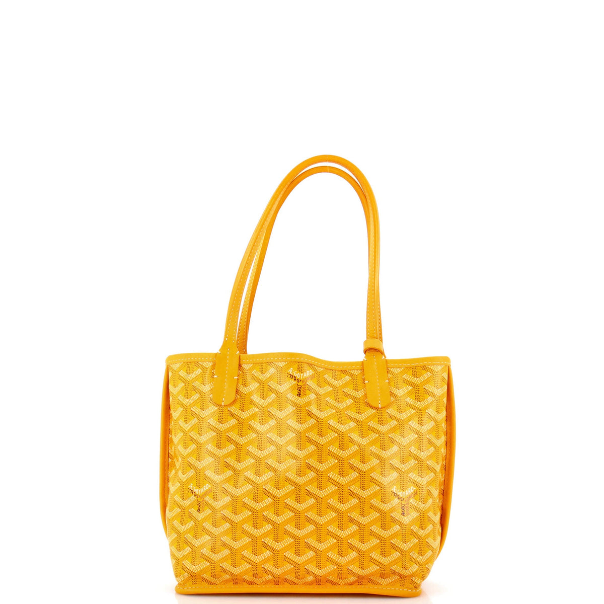 Anjou Reversible Tote Coated Canvas Mini
