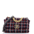 19 Flap Bag Quilted Tweed Medium