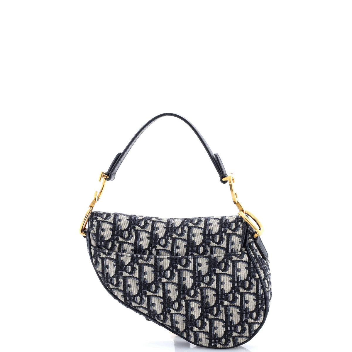 Saddle Handbag Oblique Canvas Mini