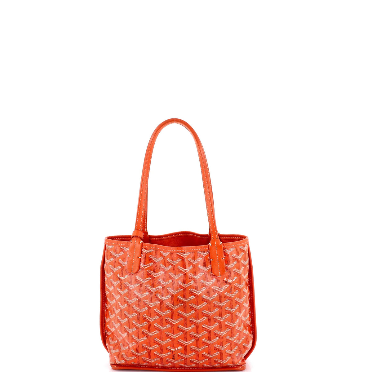 Anjou Reversible Tote Coated Canvas Mini