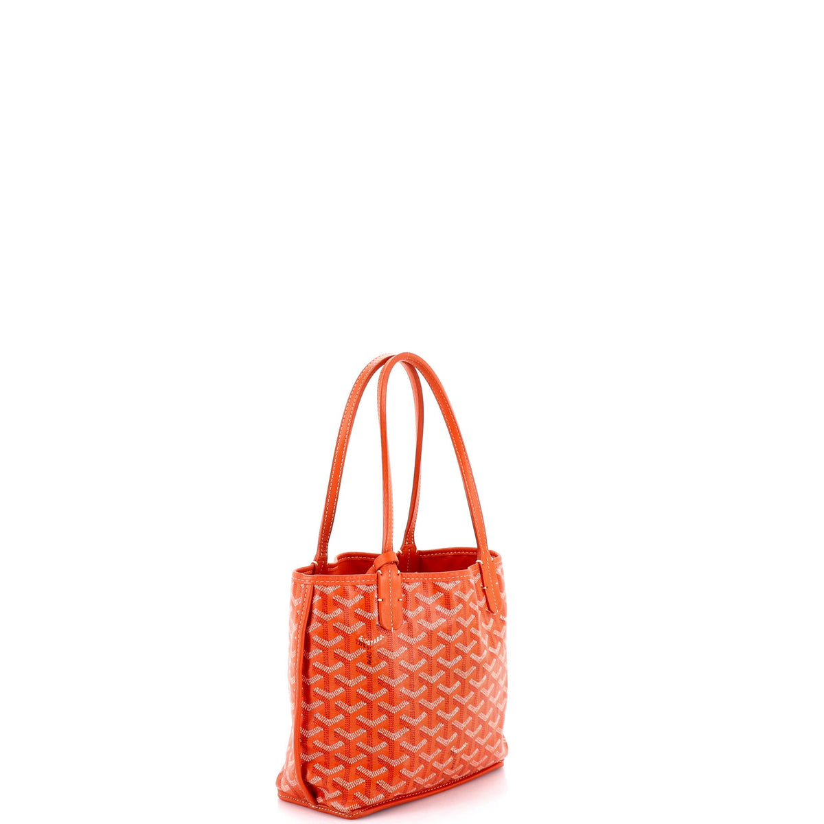 Anjou Reversible Tote Coated Canvas Mini