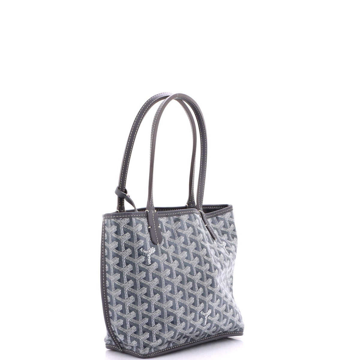 Anjou Reversible Tote Coated Canvas Mini