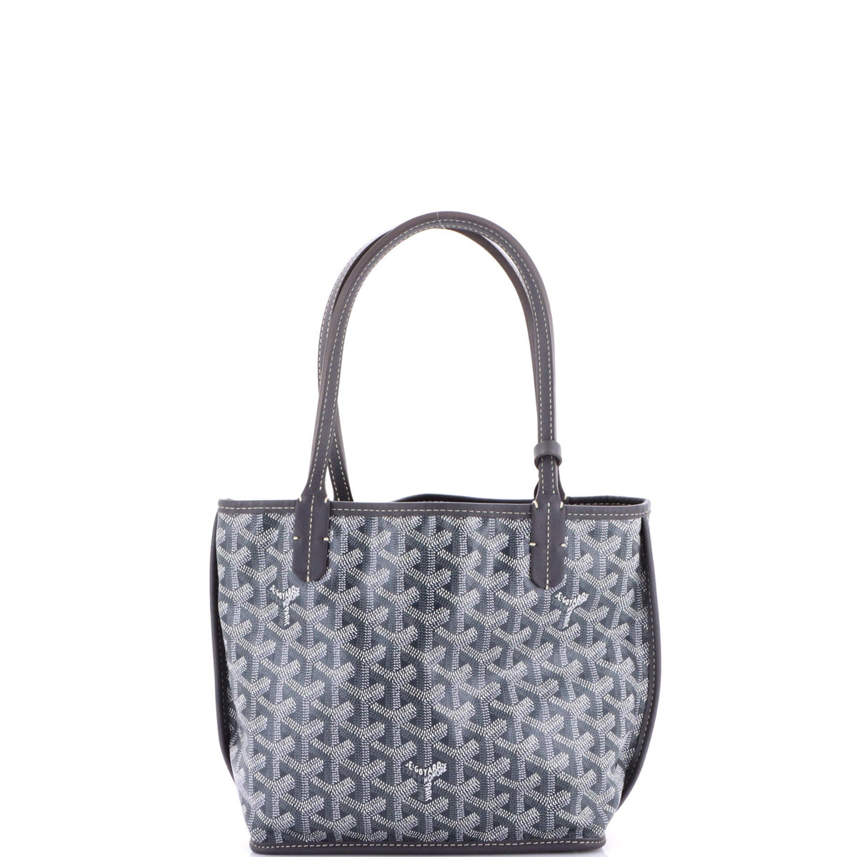 Anjou Reversible Tote Coated Canvas Mini