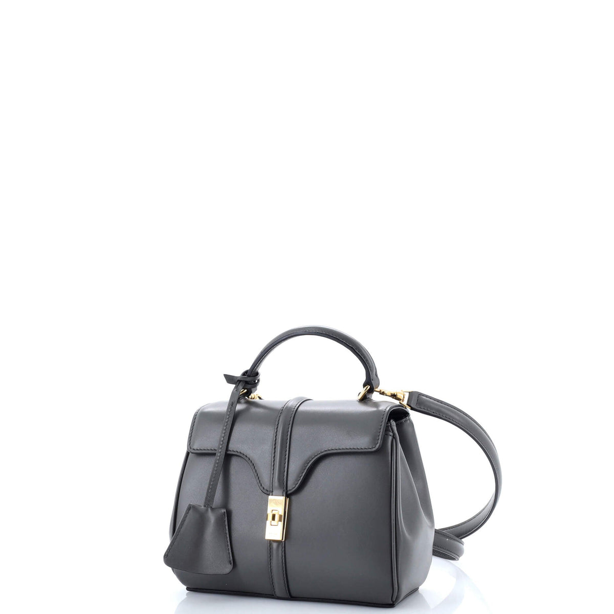 16 Top Handle Bag Smooth Calfskin Mini