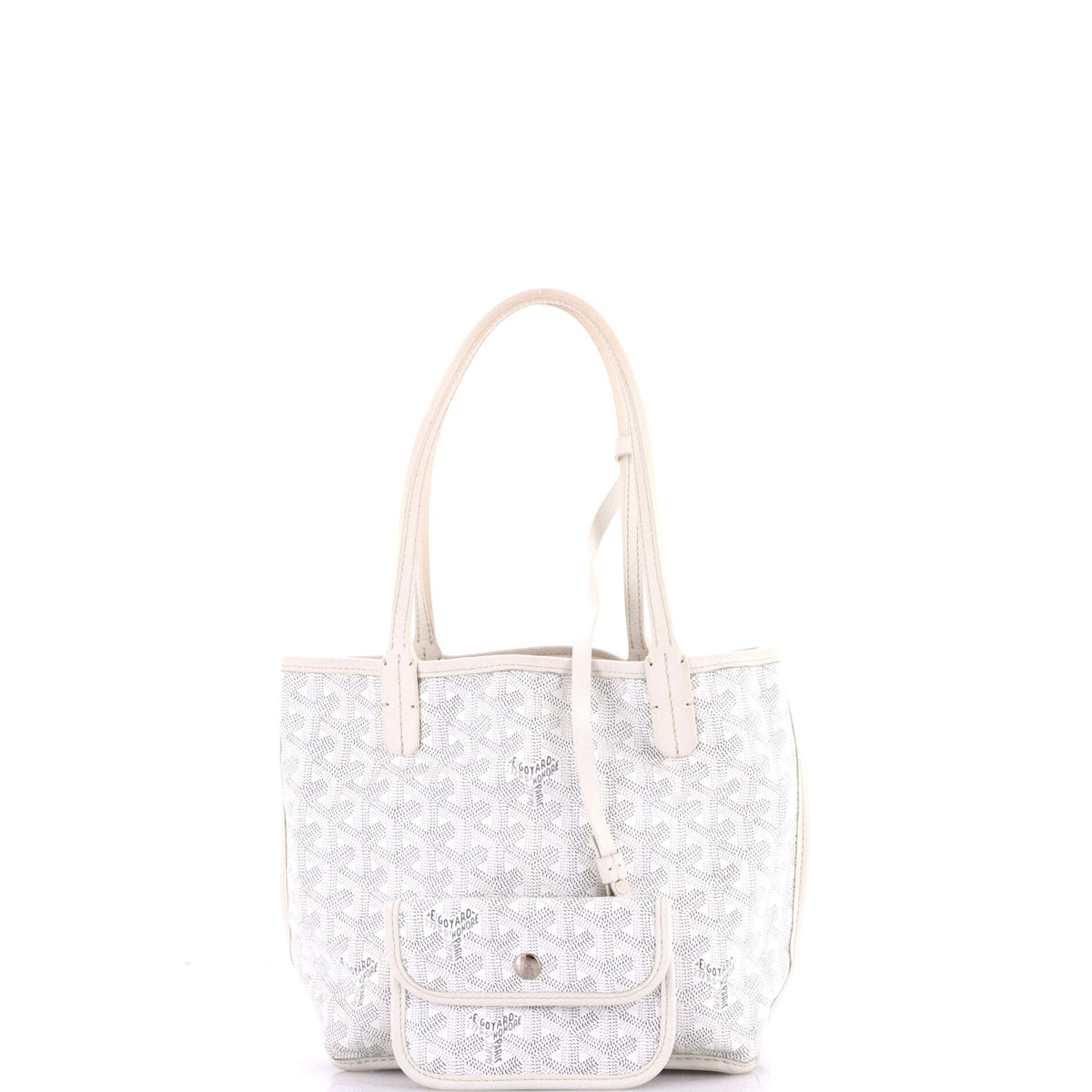 Anjou Reversible Tote Coated Canvas Mini