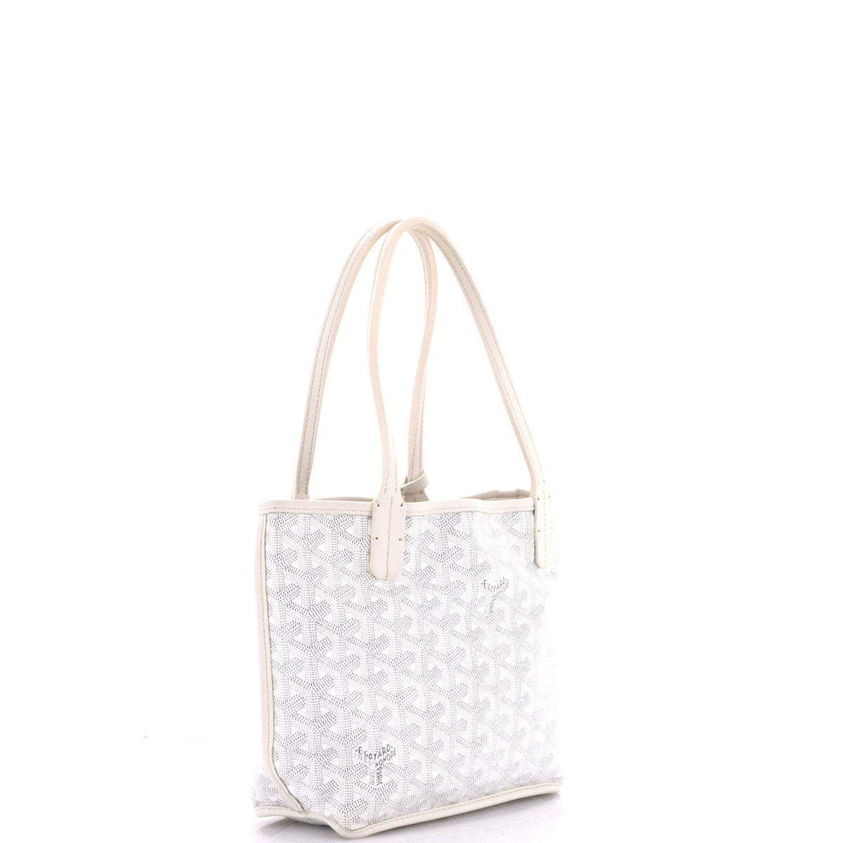 Anjou Reversible Tote Coated Canvas Mini