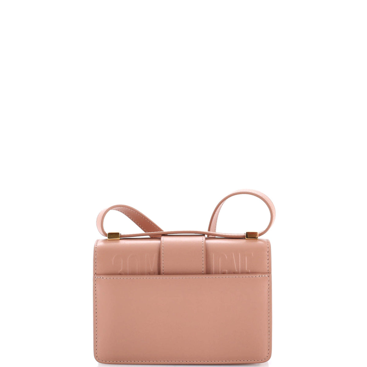 30 Montaigne Flap Bag Leather Micro