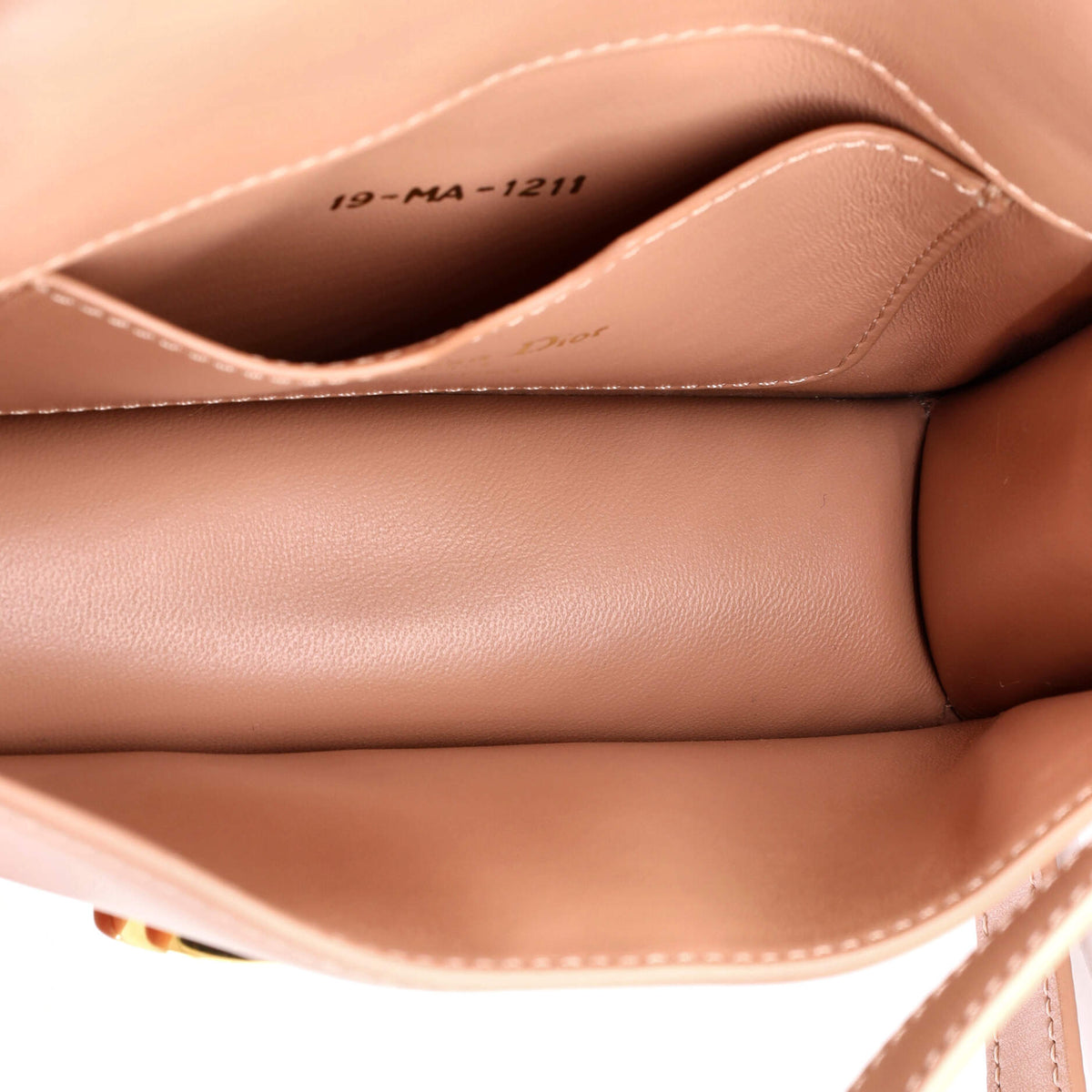 30 Montaigne Flap Bag Leather Micro