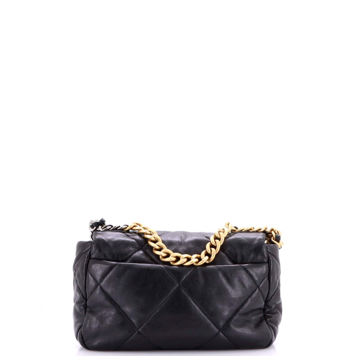 19 Flap Bag Quilted Leather Medium