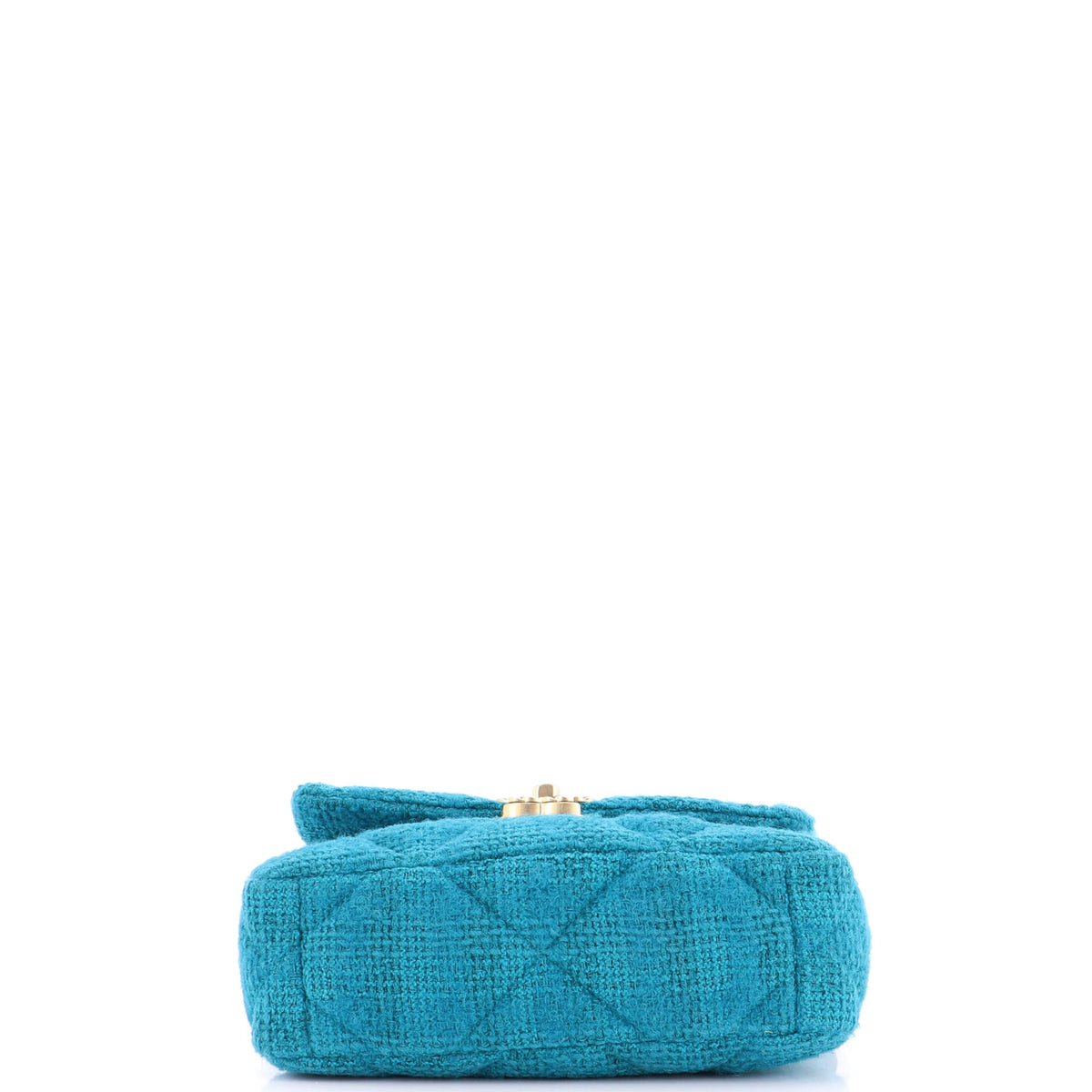 19 Flap Bag Quilted Tweed Medium
