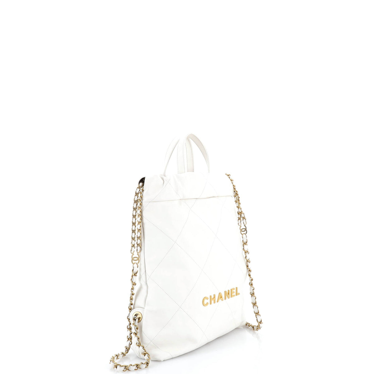22 Chain Backpack Quilted Calfskin Medium