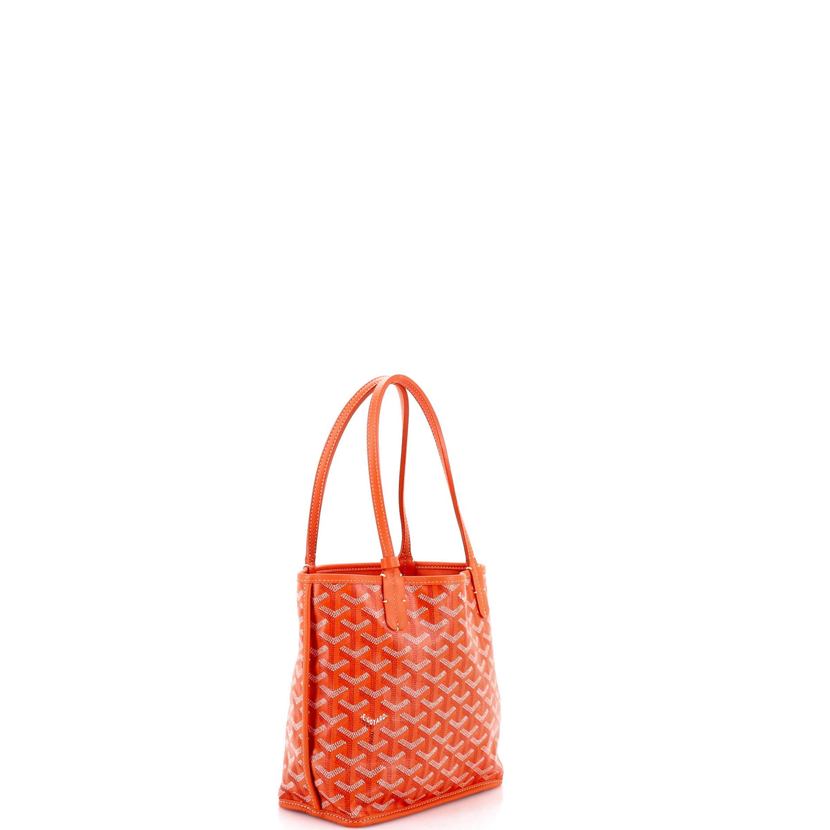 Anjou Reversible Tote Coated Canvas Mini