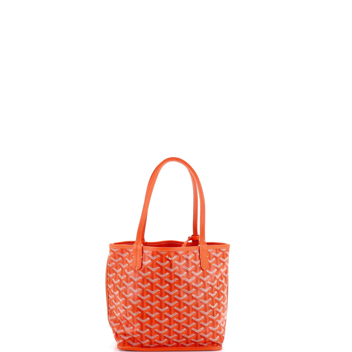 Anjou Reversible Tote Coated Canvas Mini