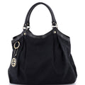 Sukey Tote GG Canvas with Leather Large