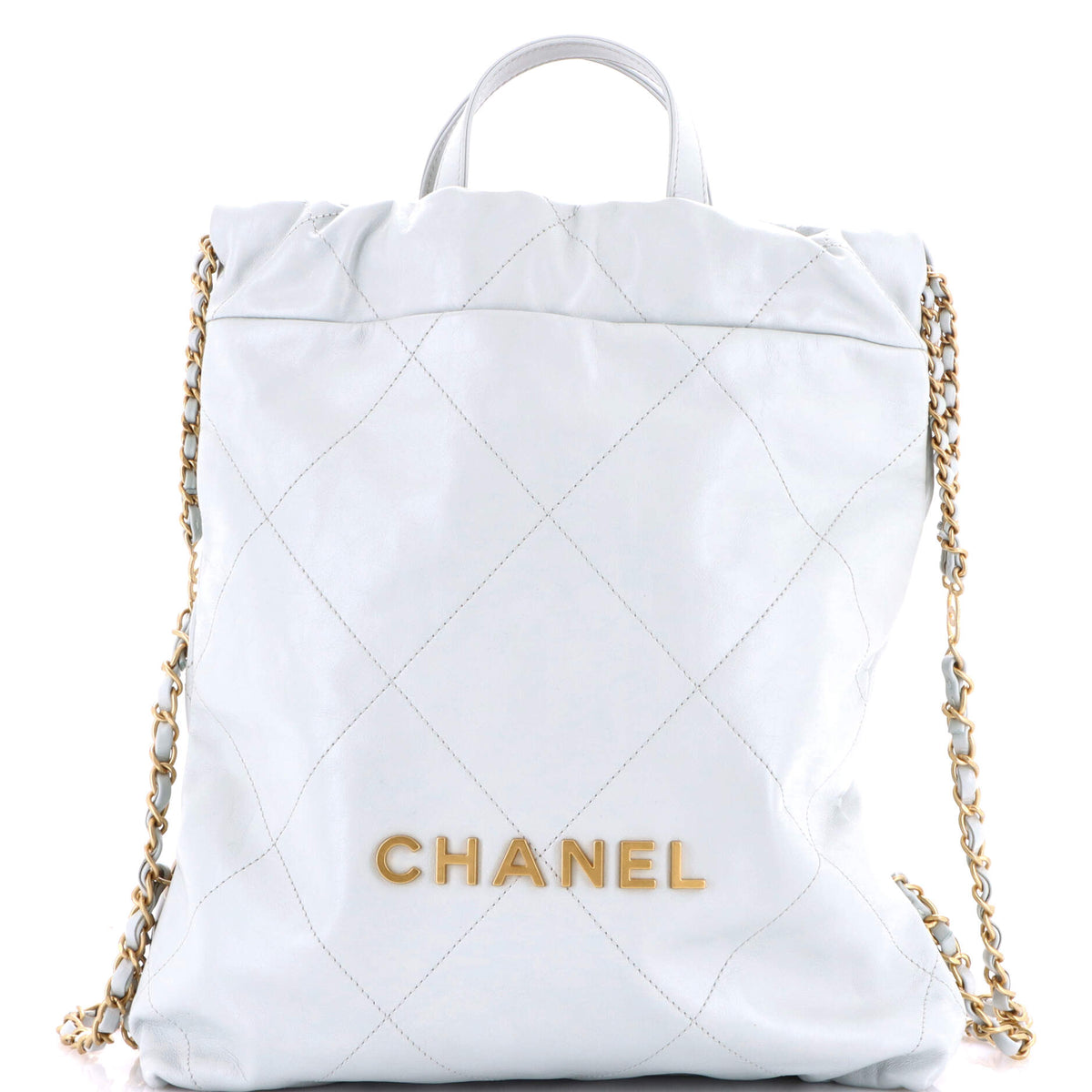 22 Chain Backpack Quilted Calfskin Medium
