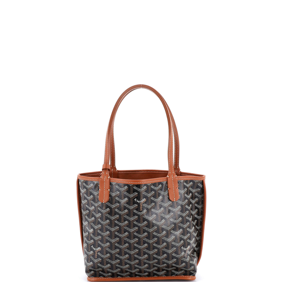 Anjou Reversible Tote Coated Canvas Mini