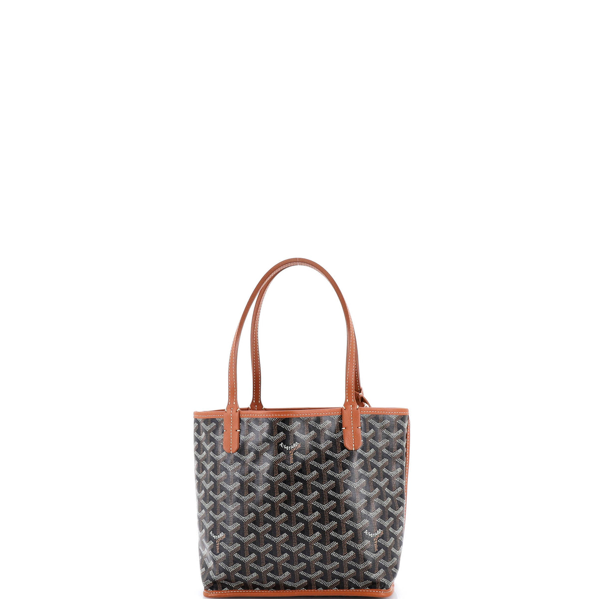 Anjou Reversible Tote Coated Canvas Mini