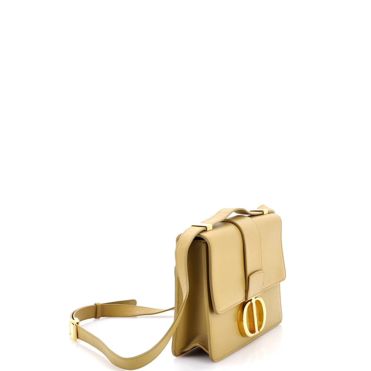 30 Montaigne Flap Bag Leather