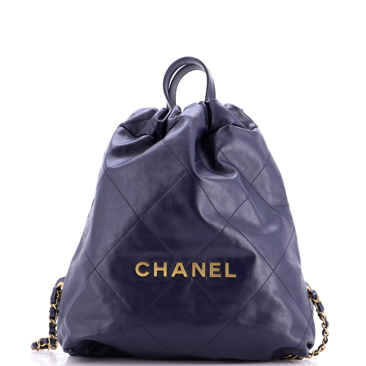 22 Chain Backpack Quilted Calfskin Medium