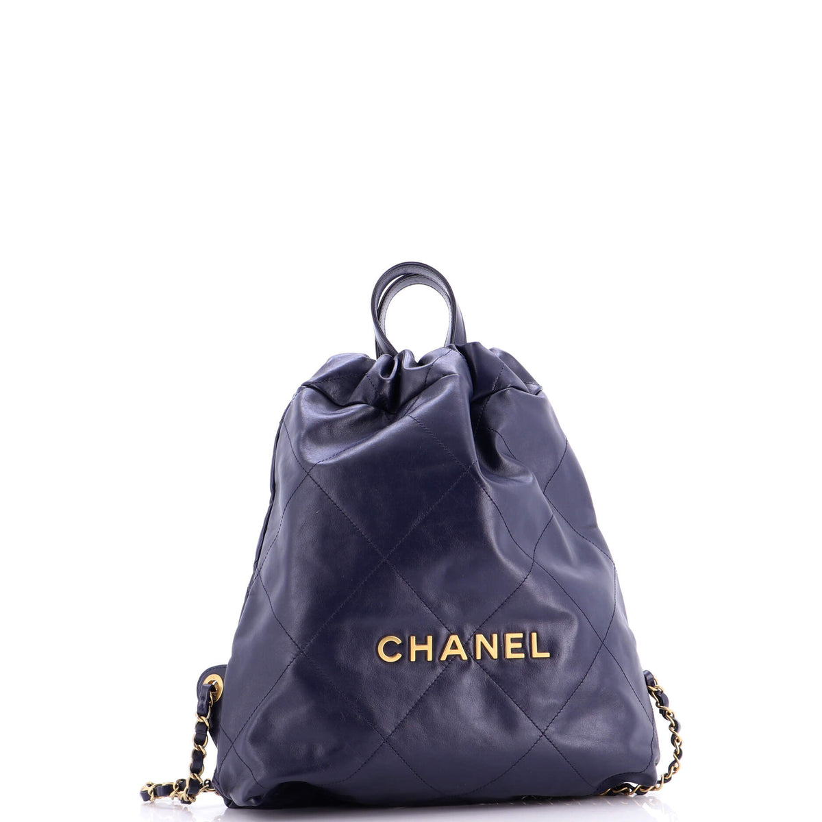 22 Chain Backpack Quilted Calfskin Medium