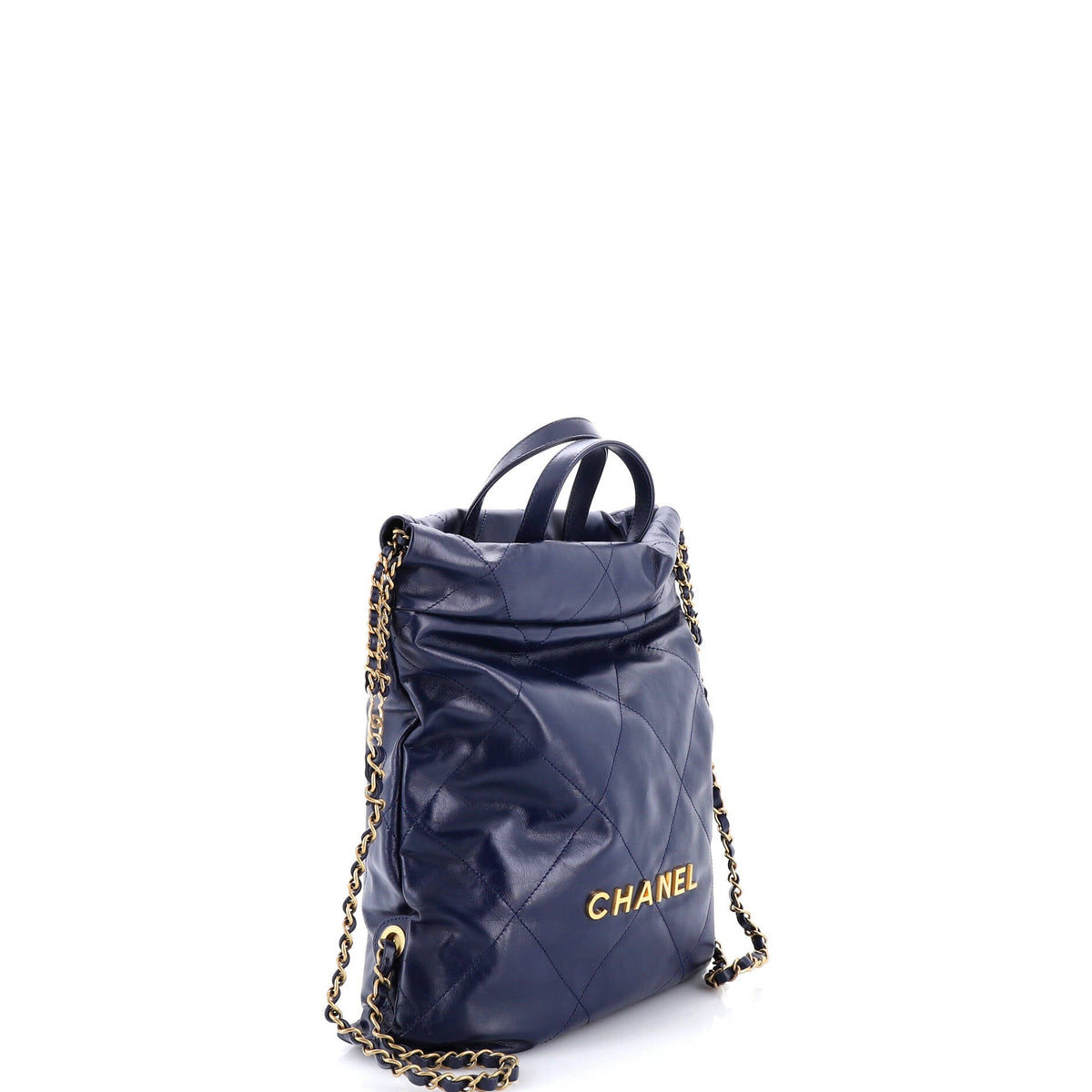 22 Chain Backpack Quilted Calfskin Medium
