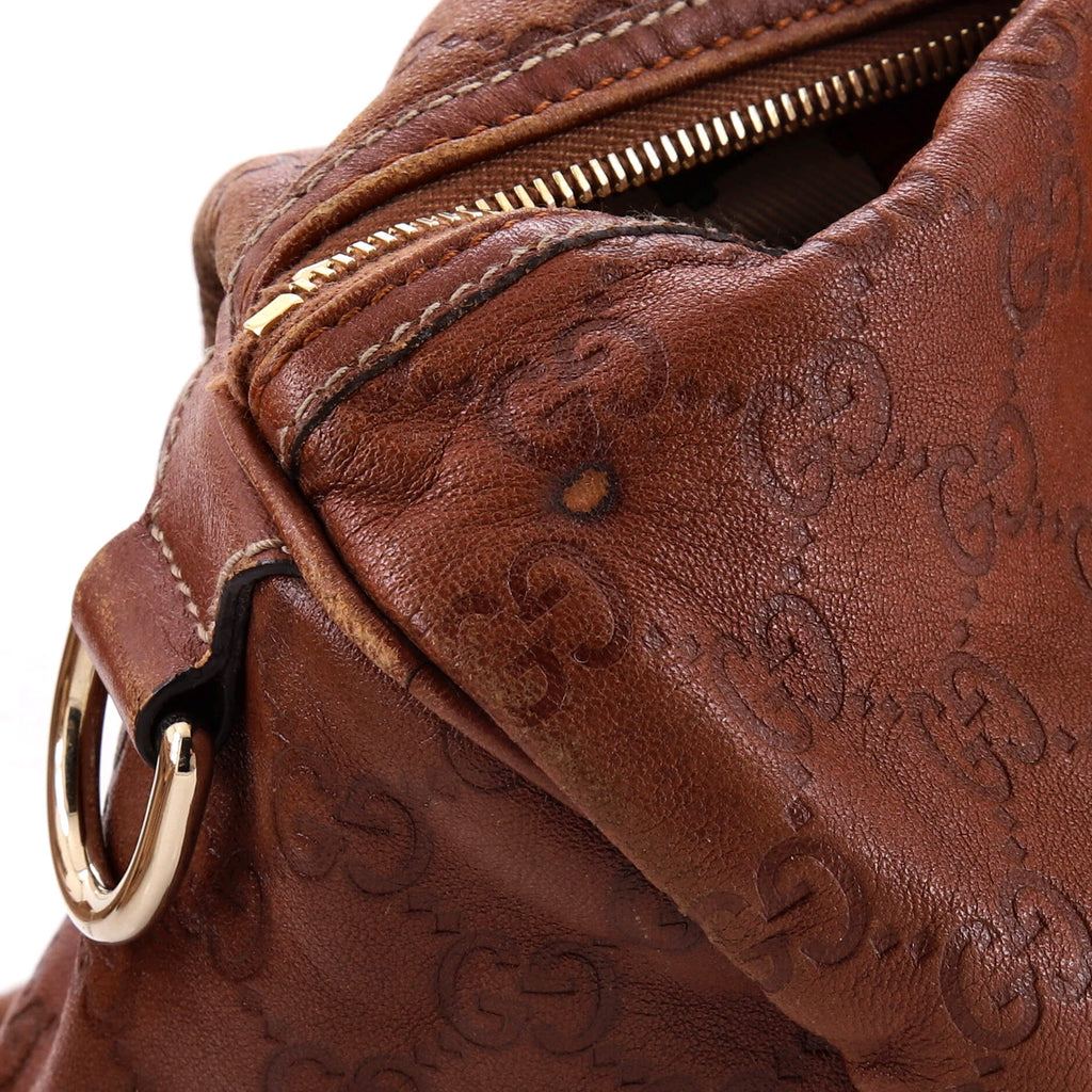 Joy Boston Bag Guccissima Leather Medium