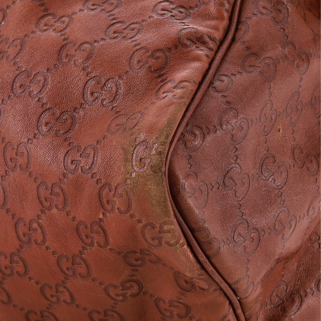 Joy Boston Bag Guccissima Leather Medium