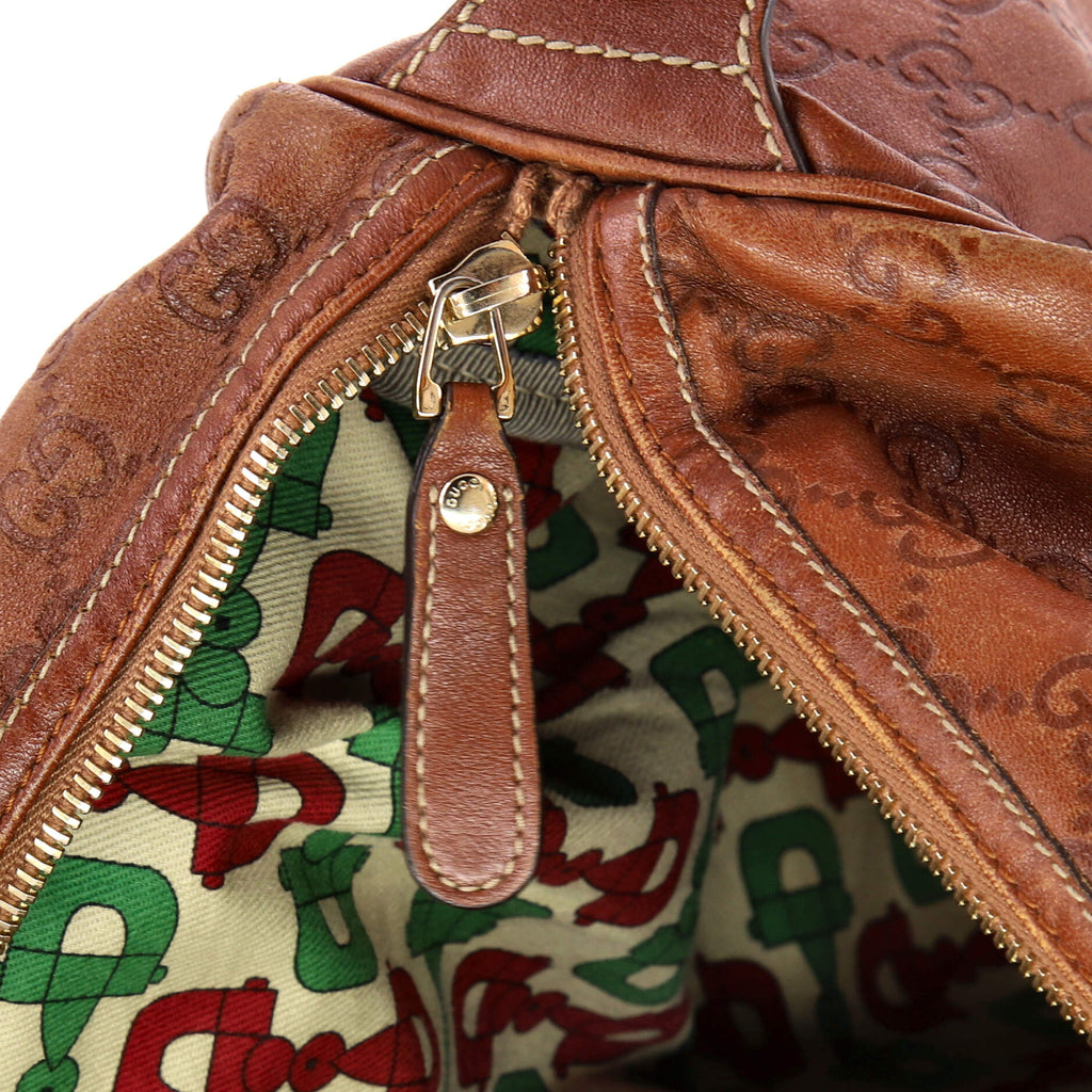 Joy Boston Bag Guccissima Leather Medium