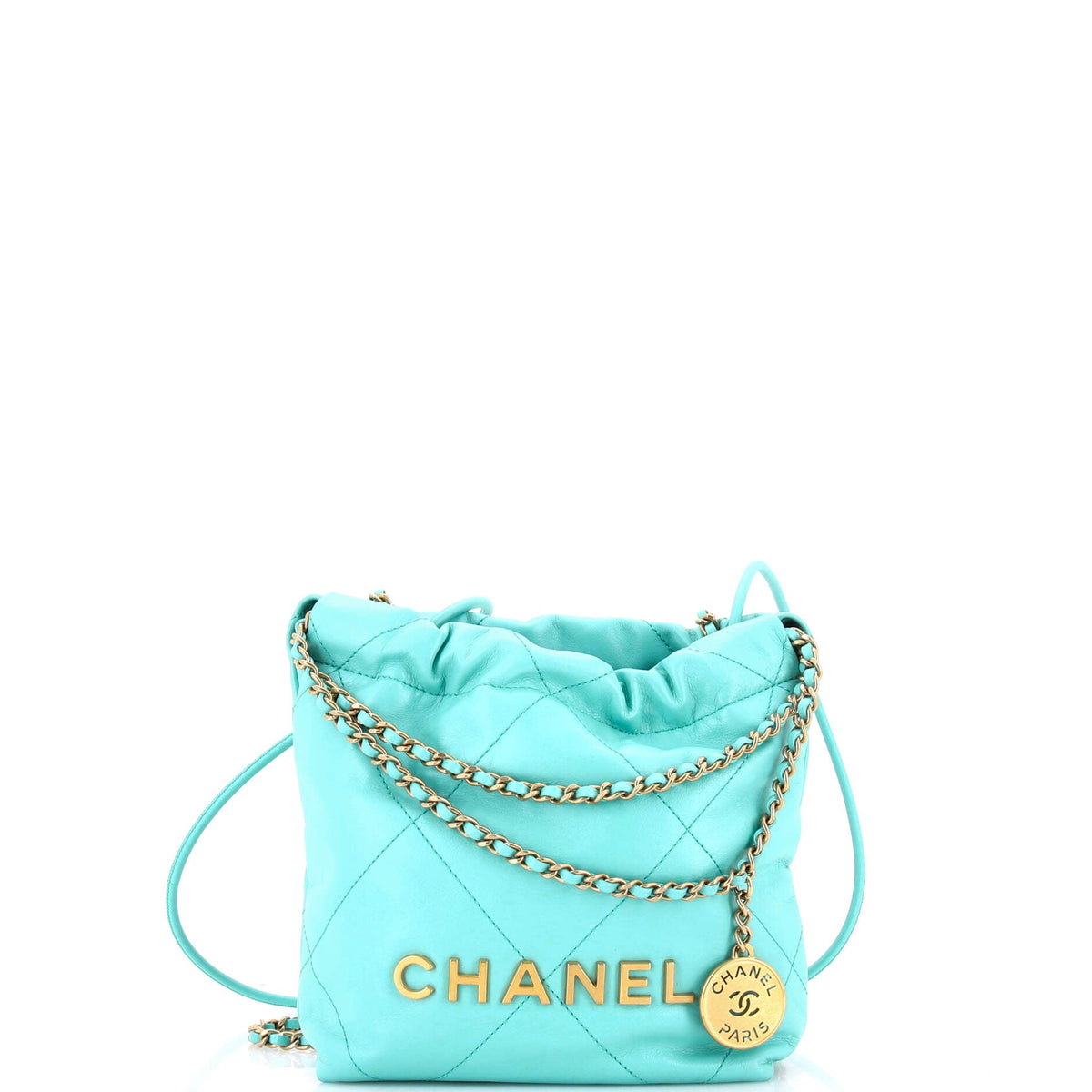 22 Chain Hobo Quilted Calfskin Mini