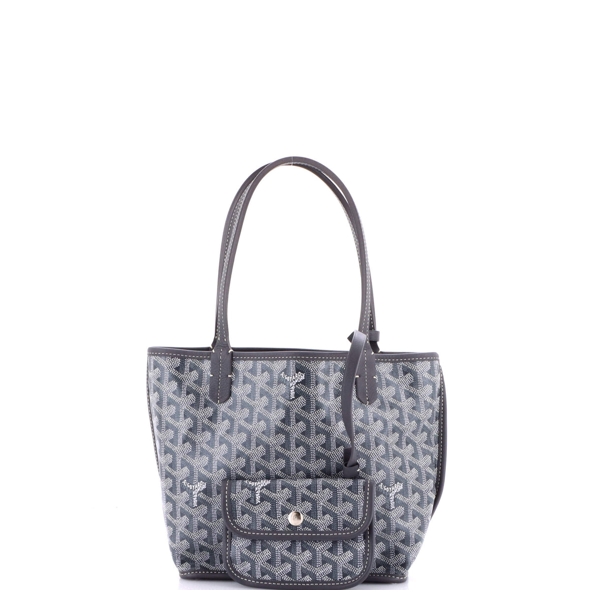 Anjou Reversible Tote Coated Canvas Mini