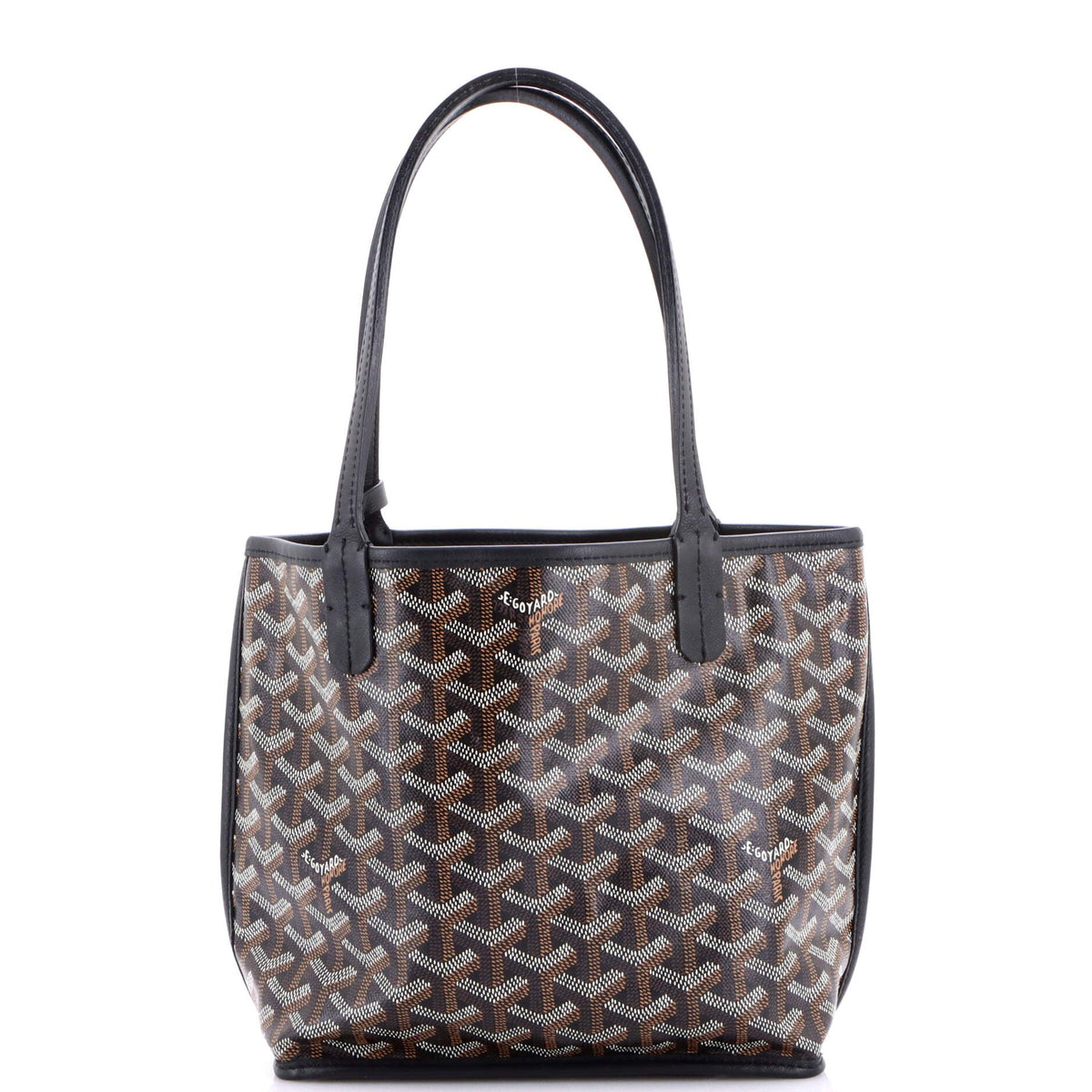 Anjou Reversible Tote Coated Canvas Mini