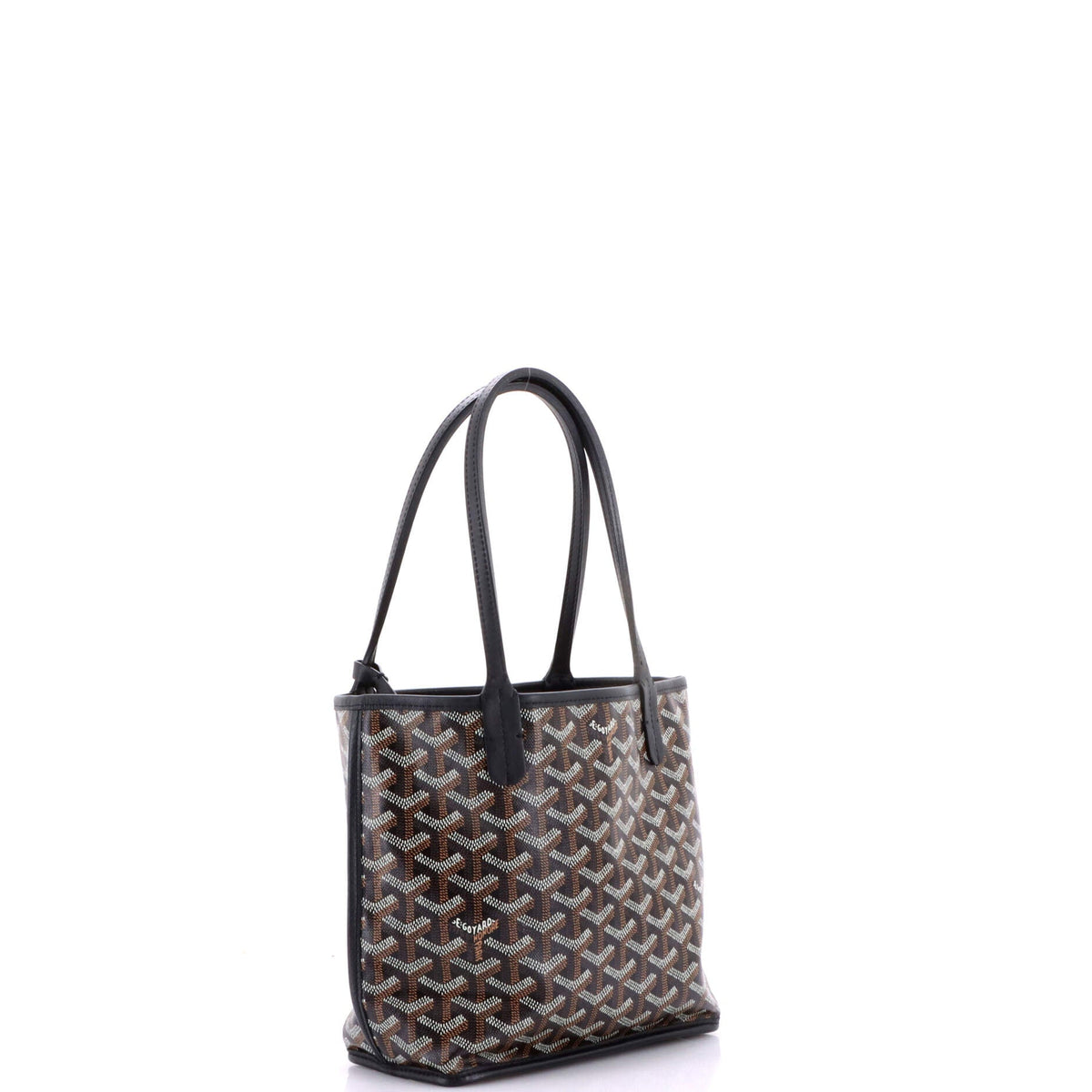 Anjou Reversible Tote Coated Canvas Mini