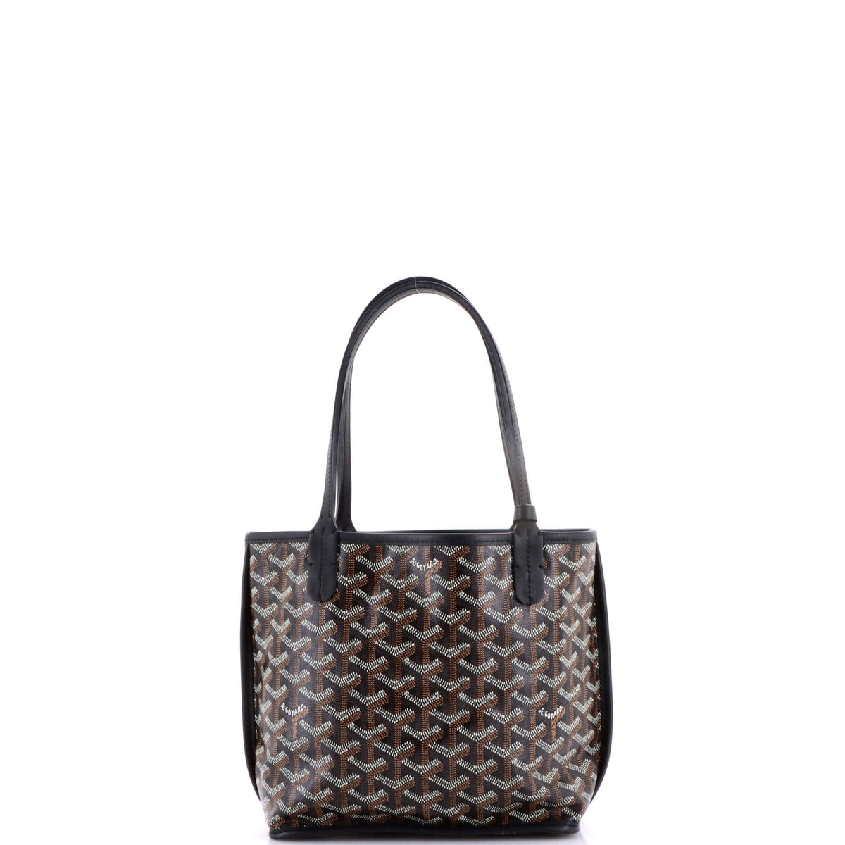 Anjou Reversible Tote Coated Canvas Mini