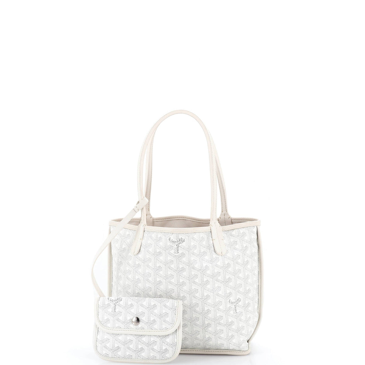 Anjou Reversible Tote Coated Canvas Mini
