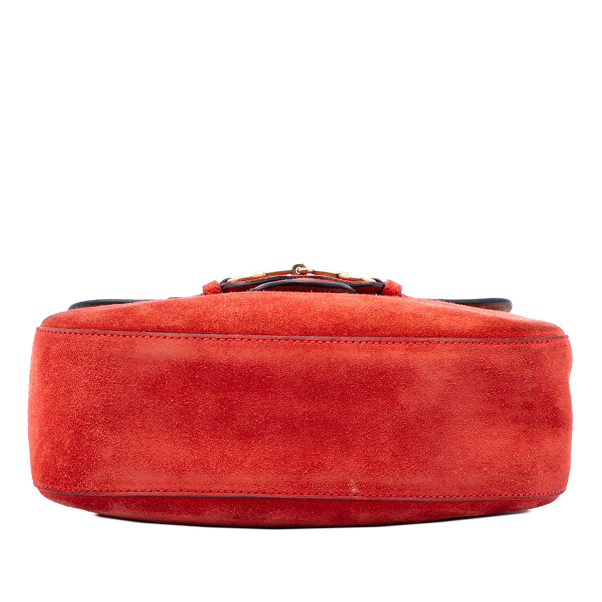 Lady Web Shoulder Bag Suede Medium
