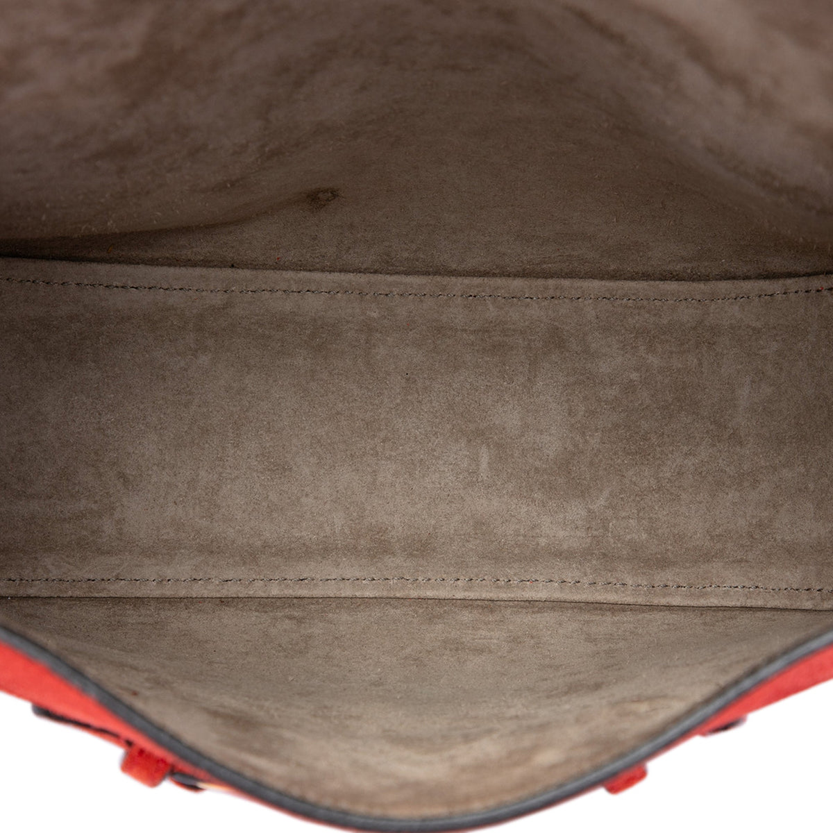 Lady Web Shoulder Bag Suede Medium