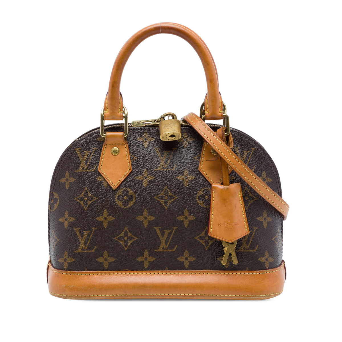 Alma Handbag Monogram Canvas BB