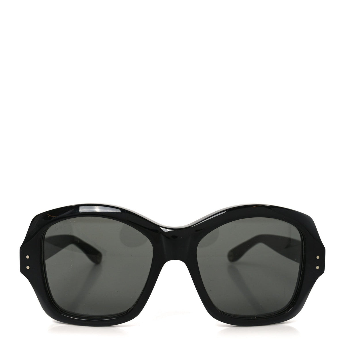 Acetate Rectangle Frame Sunglasses GG0624S Black