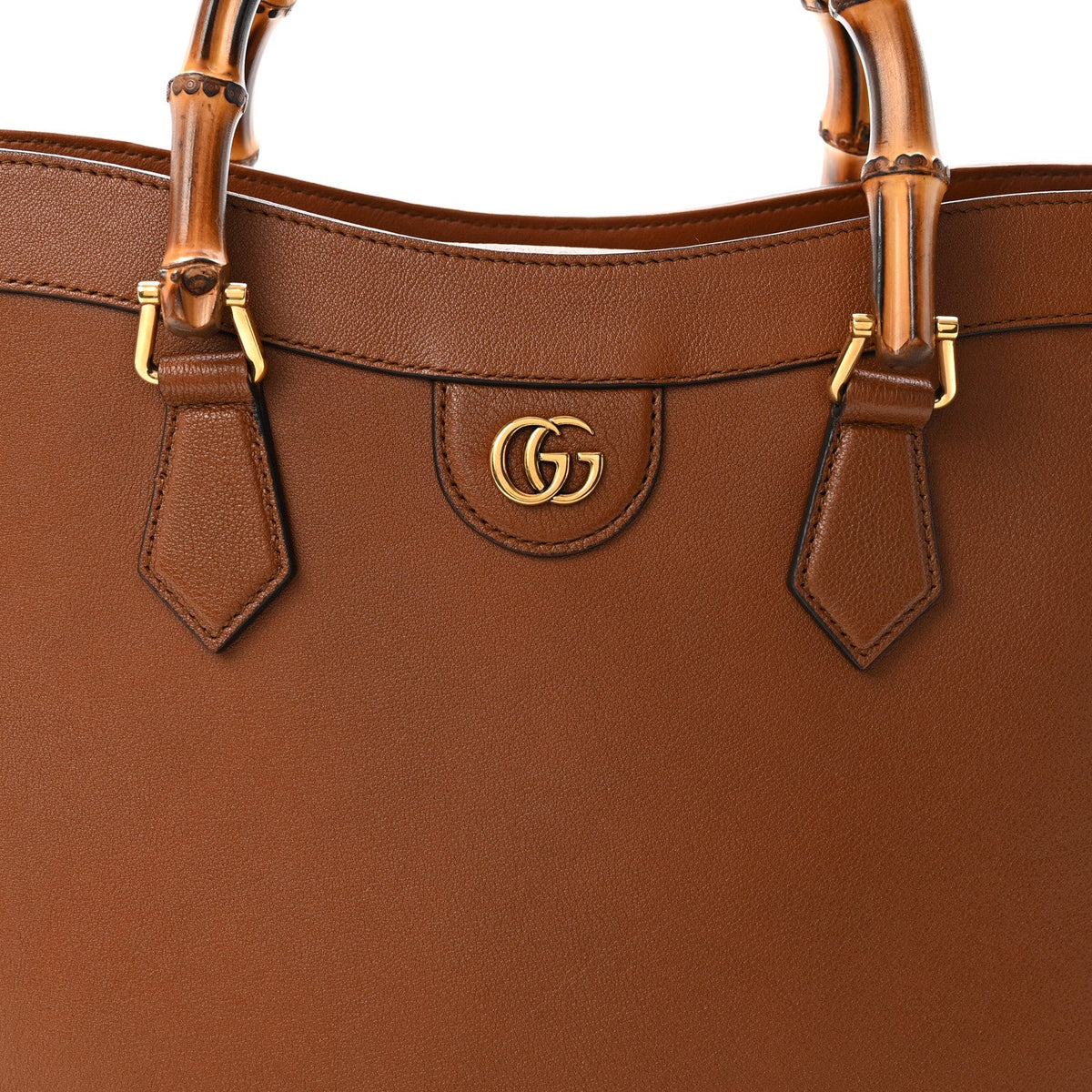Wonka Grain Calfskin Medium Diana Tote Bag Cuir