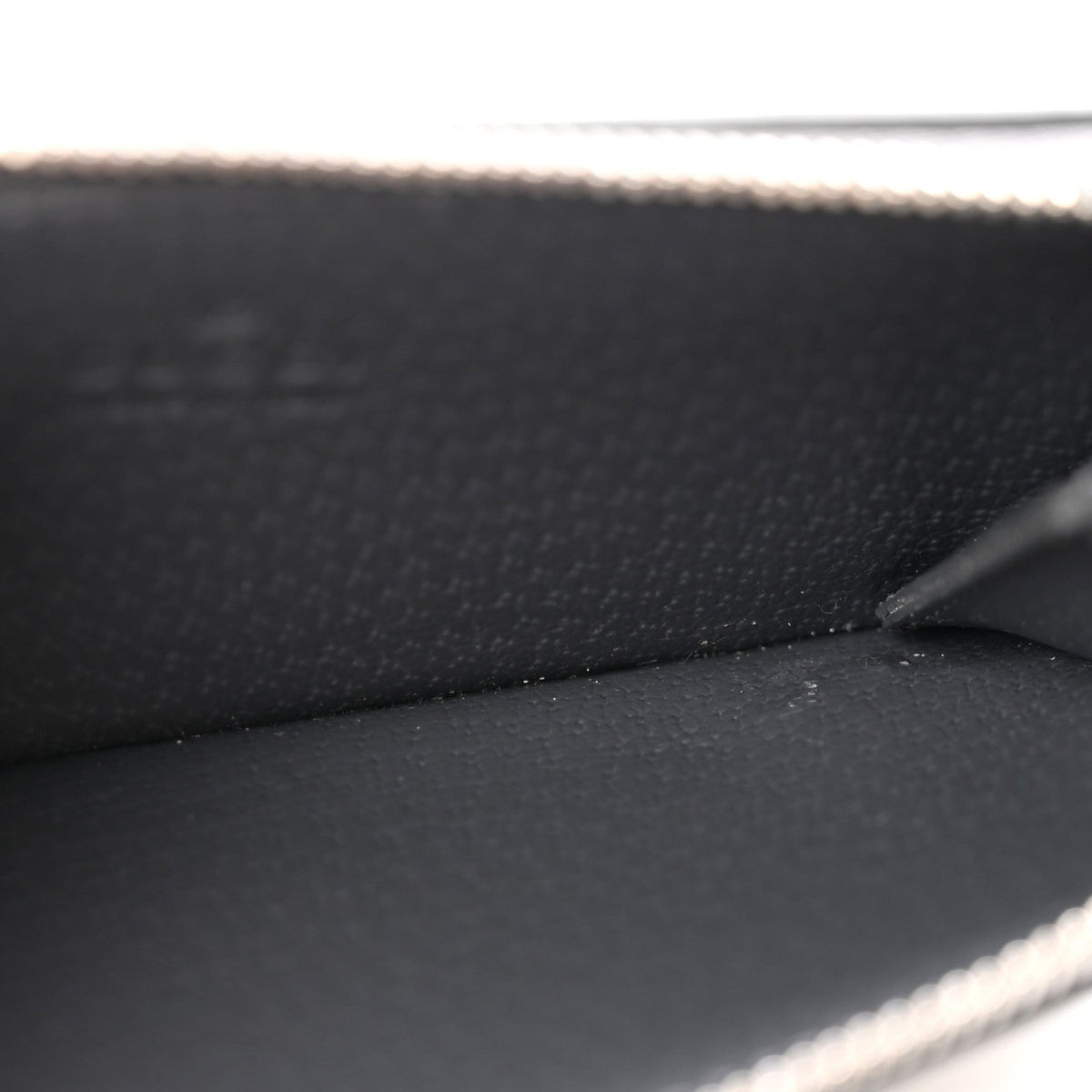 GG Supreme Monogram Zip Card Case Black Grey