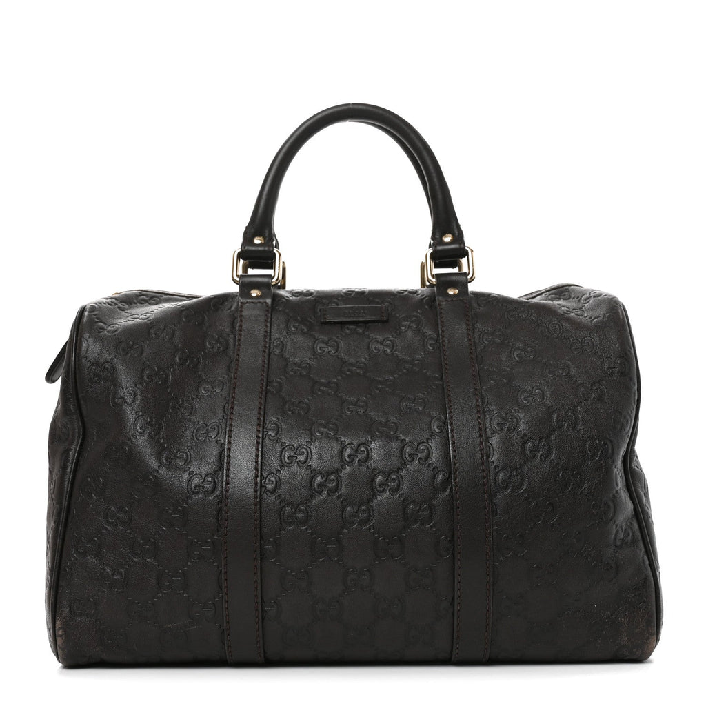 Guccissima Medium Joy Boston Dark Brown