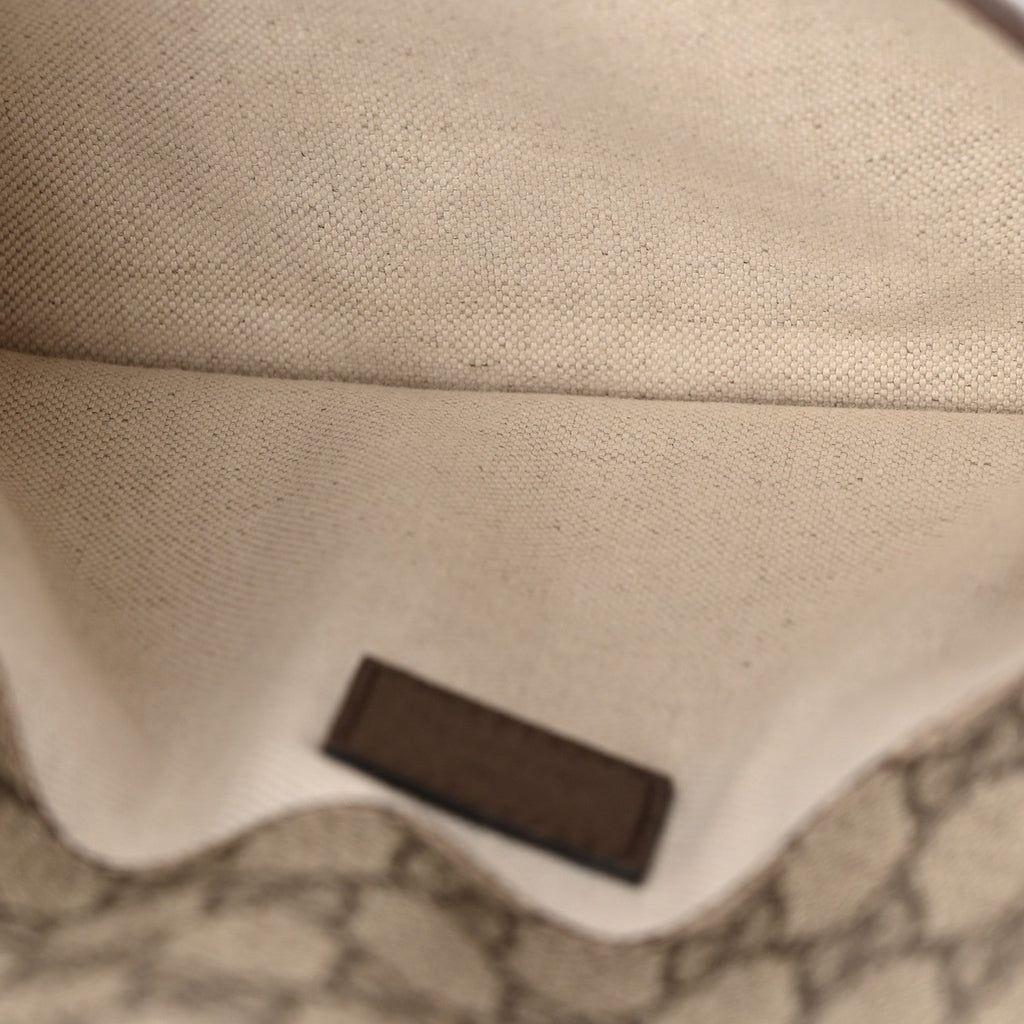 GG Supreme Monogram Neo Vintage Web Belt Bag Brown