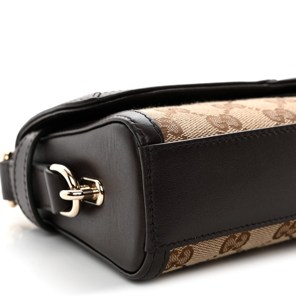 GG Monogram Small Luce Shoulder Bag Beige Ebony