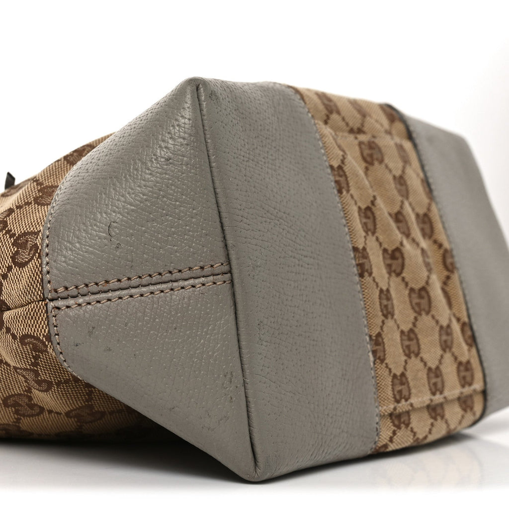 Monogram Medium Bree Foldover Tote Beige