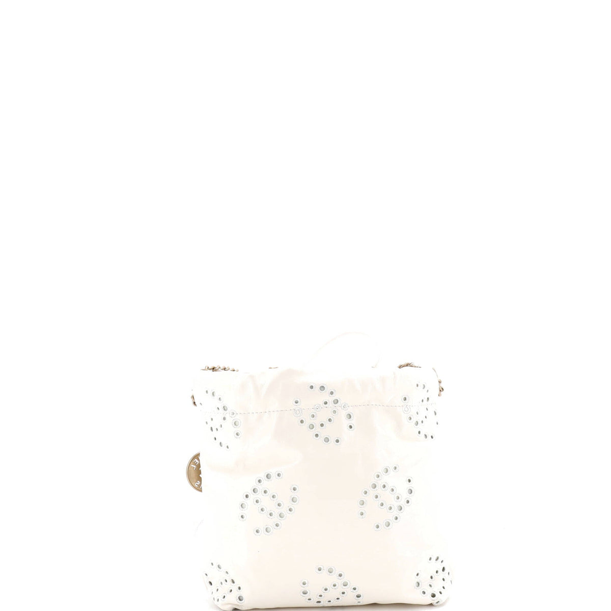 22 Chain Hobo CC Eyelet Embroidered Calfskin Mini