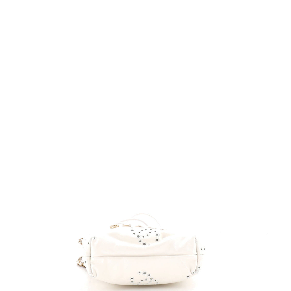22 Chain Hobo CC Eyelet Embroidered Calfskin Mini
